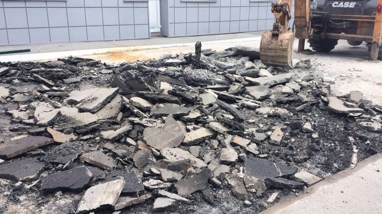 Демонтаж асфальта с вывозом строительного мусора в Каменск-Уральске
