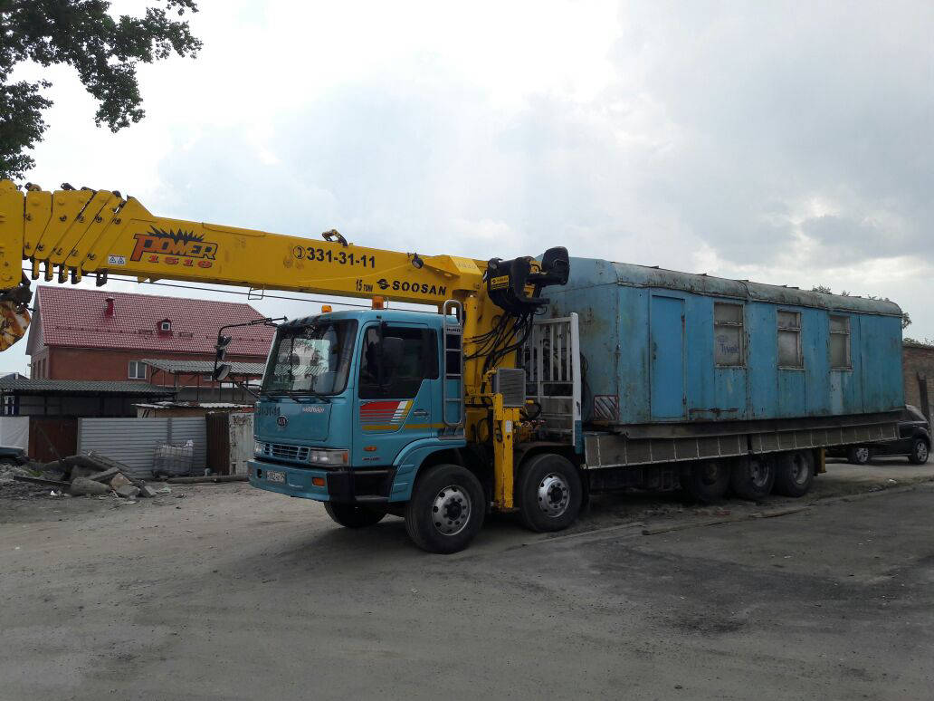 Перевозка строительных вагончиков в Нижнем Тагиле
