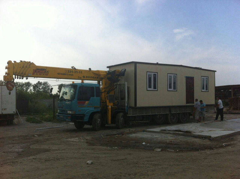 Перевозка негабаритных строительных бытовок в Первоуральске